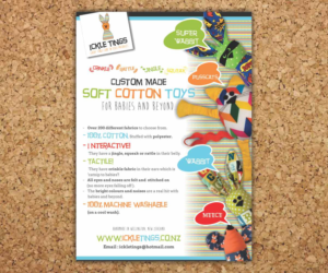Diseño de Flyer por Cut and Glue para ickle tings | Diseño: #6853144