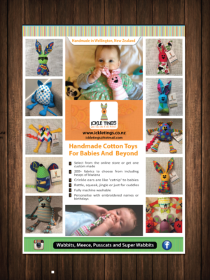 Colourful Flyer Design for handmade children's toys | Flyer-Design von meet007