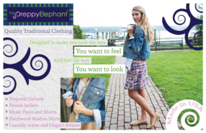 Postcard Design by Nipuna Fernando for The Preppy Elephant | Design: #6808321