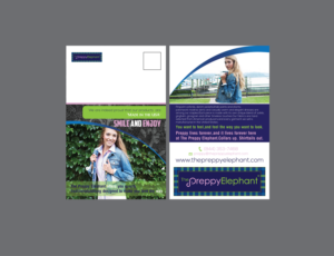 Postcard Design by Verified artistry (Design garden) for The Preppy Elephant | Design: #6828042