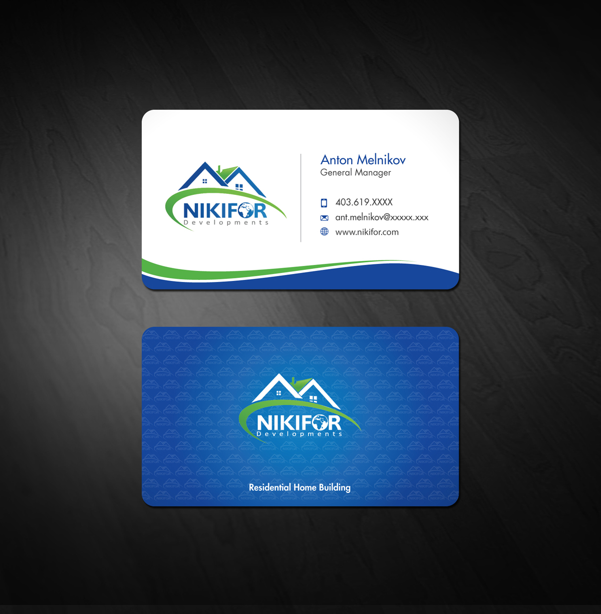 Business Card Design by asimali for DreamSpace Interiors Corp. | Design #1767046