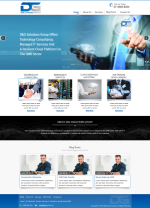 Diseño Web por harmi_199 para D&G Solutions Group | Diseño: #6850647