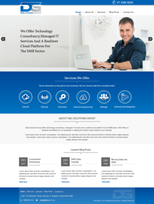 Diseño Web por harmi_199 para D&G Solutions Group | Diseño: #6895599