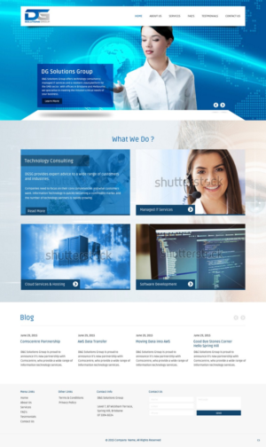 Diseño Web por pb para D&G Solutions Group | Diseño: #6828238