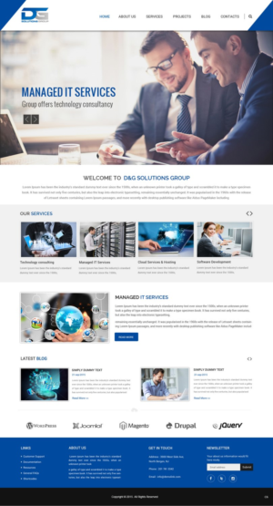 Diseño Web por pb para D&G Solutions Group | Diseño: #6828239