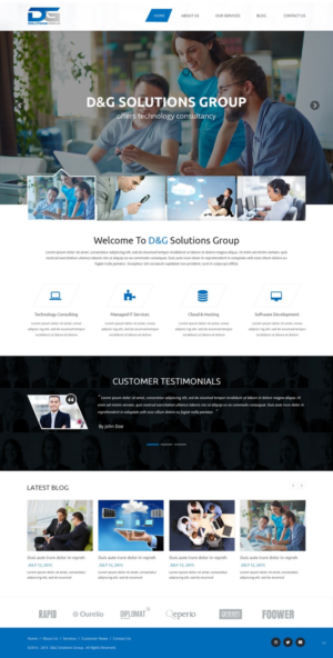 Diseño Web por pb para D&G Solutions Group | Diseño: #6828240