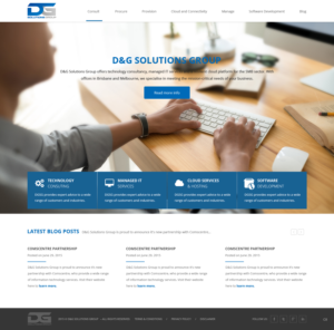 Diseño Web por pb para D&G Solutions Group | Diseño: #6828242