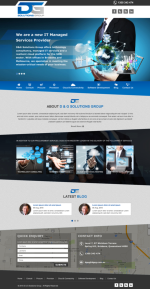 Web Design by Infinitive Technology for D&G Solutions Group | Design: #6875341