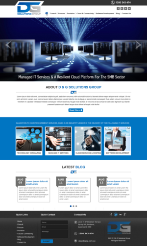 Web Design by Infinitive Technology for D&G Solutions Group | Design: #6875798