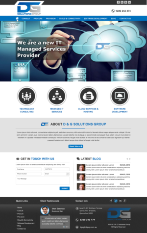 Web Design by Infinitive Technology for D&G Solutions Group | Design: #6885347