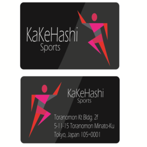 Business Card Design by pruelove for Kakehashi Sports | Design: #6810517