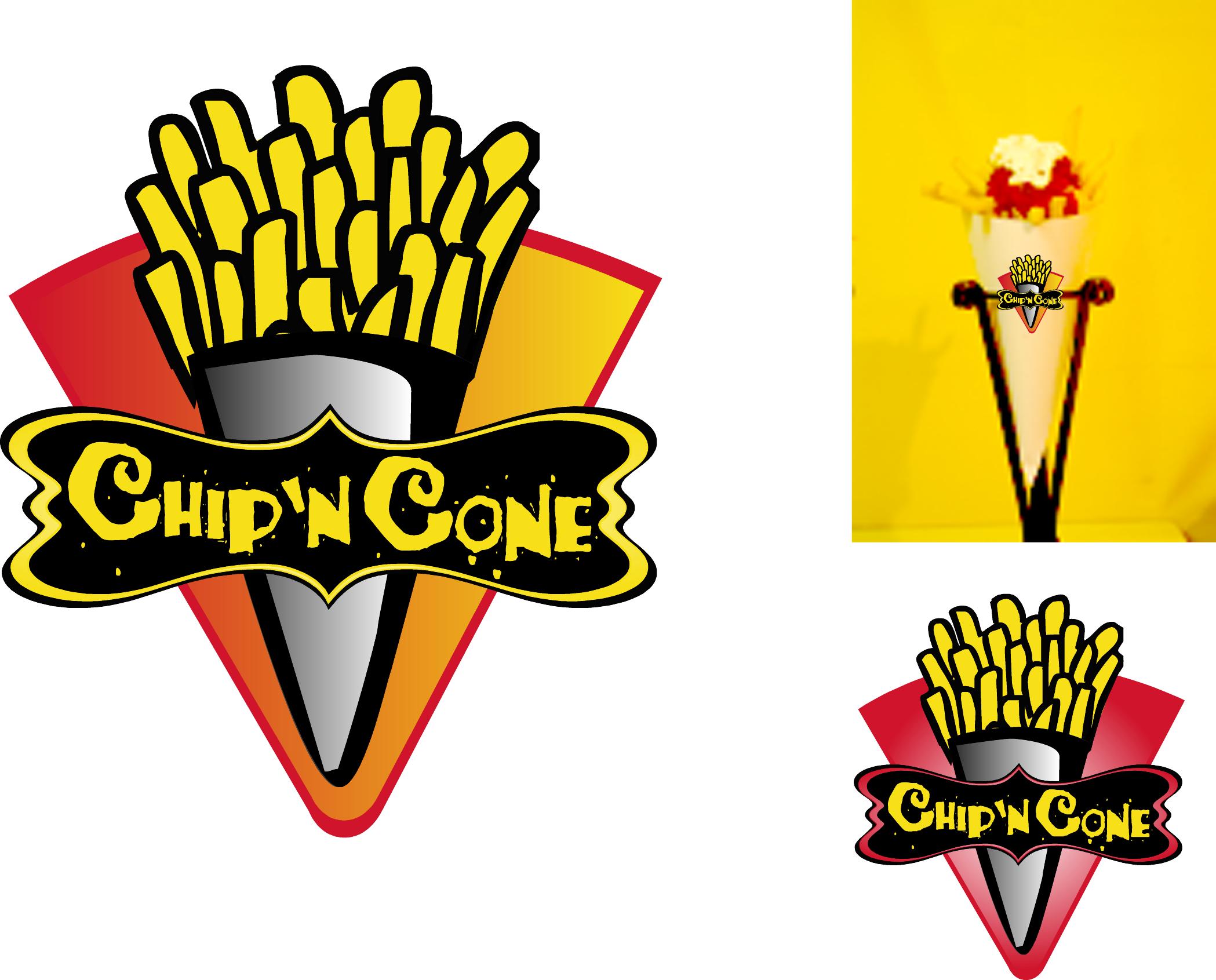 Logo Design by NG KIA HUI for Chip 'n Cone | Design #11595