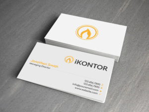 Design de Carte de Visite par Creations Box 2015 pour iKontor GmbH | Design : #6824132