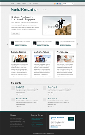Web Design by WebRubiks for Marshall Consulting Pte. Ltd. | Design #1766642