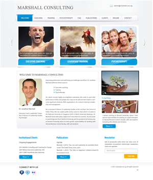 Web Design by pb for Marshall Consulting Pte. Ltd. | Design: #1771550