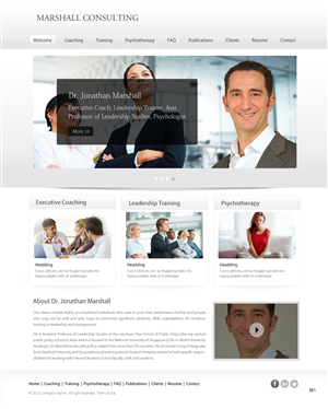 Web Design by pb for Marshall Consulting Pte. Ltd. | Design: #1786438