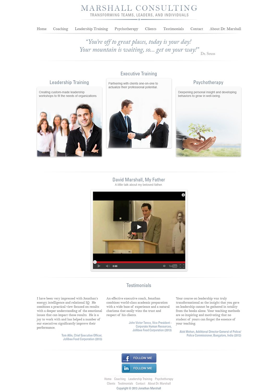 Web Design by RubiK for Marshall Consulting Pte. Ltd. | Design #1771863