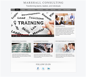 Web Design by Impressive Solutions for Marshall Consulting Pte. Ltd. | Design: #1765397