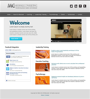 Web Design by Jamadeus for Marshall Consulting Pte. Ltd. | Design: #1769310