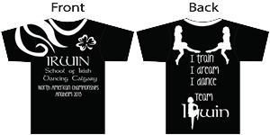 T-shirt Design by Fiachra Design for Irwin School of Irish Dancing | Design: #1765700