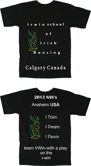 T-shirt Design by Razer TM for Irwin School of Irish Dancing | Design: #1803324