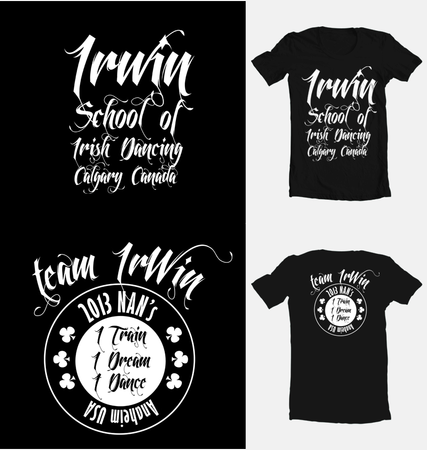 T-shirt Design by Donn Marlou Ramirez for Irwin School of Irish Dancing | Design #1782933