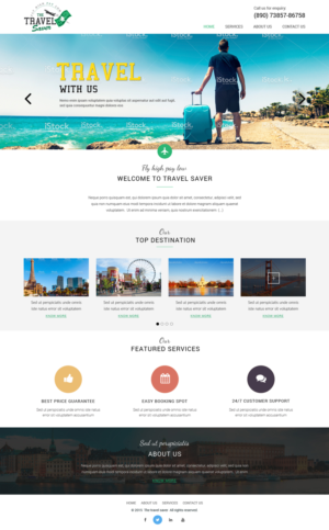 Graphic Design by Sujit Banerjee for The travel saver  | Design: #6931250