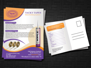 Postcard Design by ESolz Technologies for ITW Polymers Sealants North America | Design #6829909
