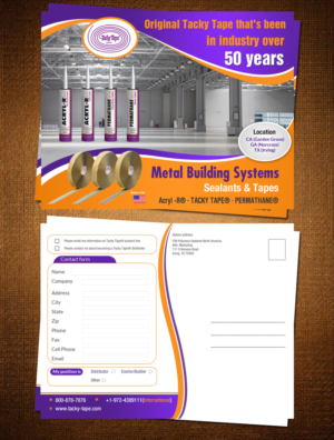 Postcard Design by creative.bugs for ITW Polymers Sealants North America | Design: #6829975