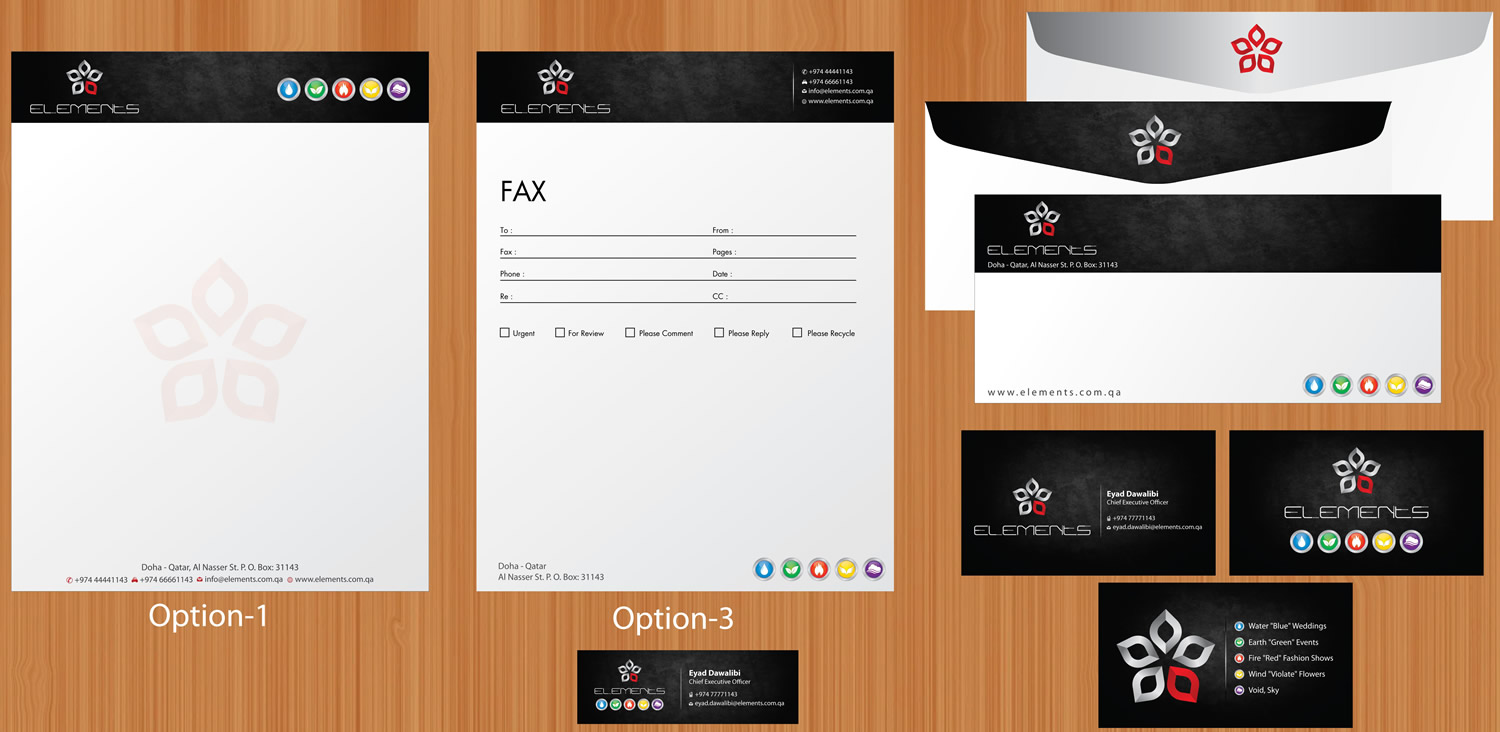 Stationery Design by Sbss for Elements Experience | Design #1771228