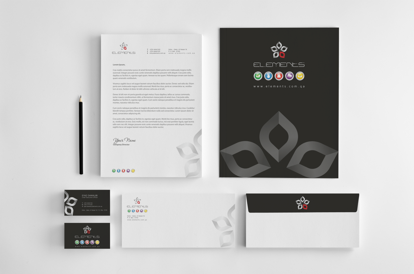 Diseño de Papelería por HYPdesign para Elements Experience | Diseño #1772247