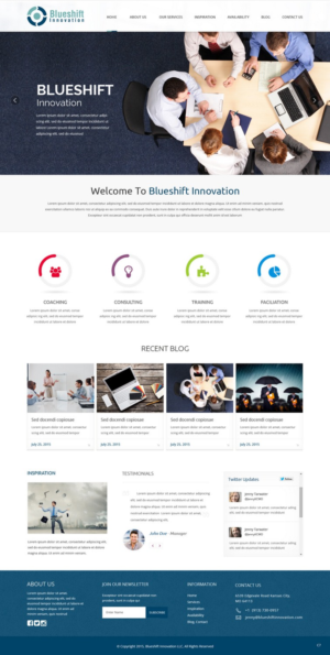 Web Design by pb for this project | Design: #6822846