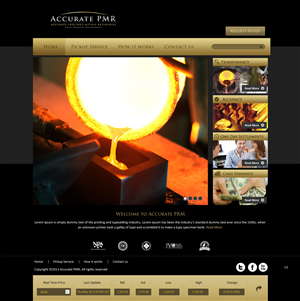 Web Design by pb for Accurate Precious Metals Refineries Inc. | Design: #1873140