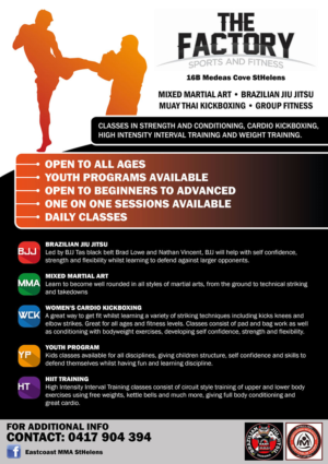 Fitness ,martial arts and strength and conditioning training  | Flyer Design by mcky//design