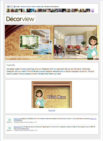 Diseño de Facebook por sigitarrin para Decorview | Diseño #1837329