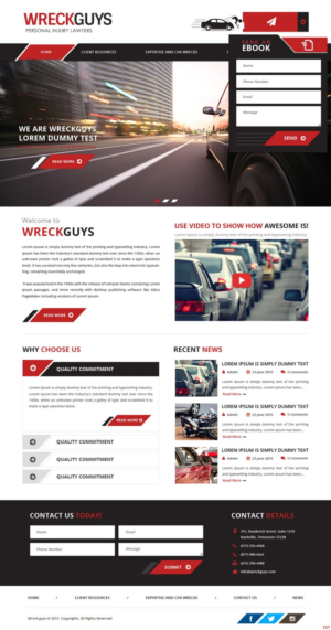 Wordpress Design by pb for this project | Design: #6933131