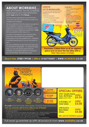 Flyer Design by Tony Walker Graphics Limited