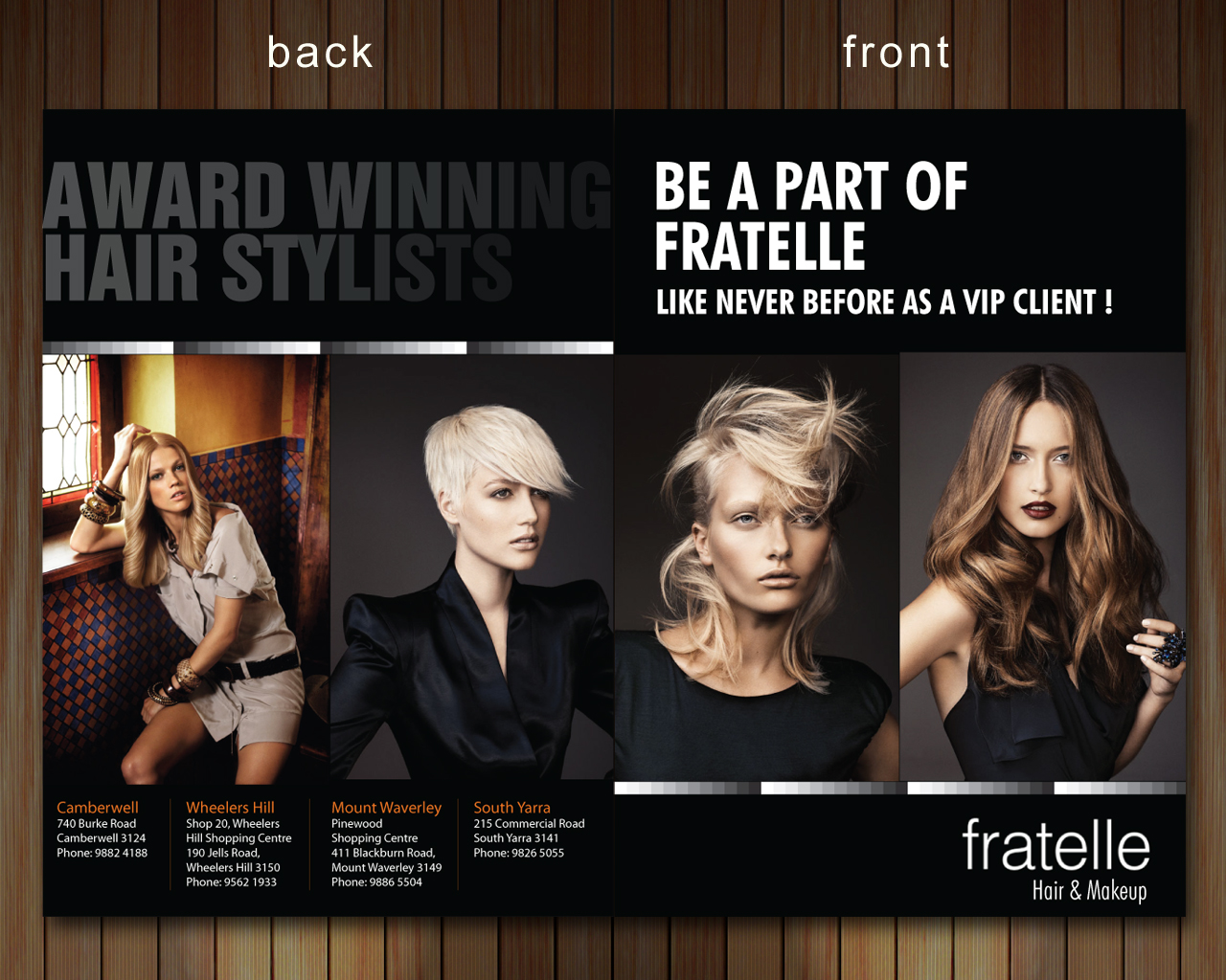 Brochure Design by Sbss for Fratelle Hair & Make up | Design #1774111