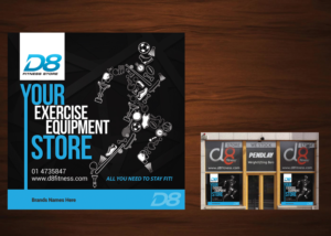Graphic Design by uk for D8 Fitness | Design: #6894457