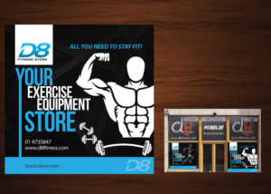 Graphic Design by uk for D8 Fitness | Design: #6895549