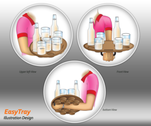 Newly formed enterprise seeks drawings of new easy tray product being used!