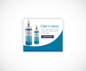 Animated 300x250 Banner for Dermatic Probiotic Skin Care | Banner-Design von wolf