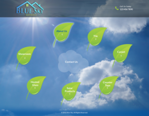 Diseño Web por Sbss para Blue Sky Materials | Diseño: #6862261