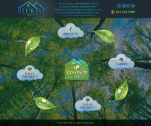 Diseño Web por Sbss para Blue Sky Materials | Diseño: #6863696