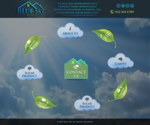 Web Design par Sbss pour Blue Sky Materials | Design : #6863698