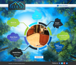 Web Design par Sbss pour Blue Sky Materials | Design : #6868442
