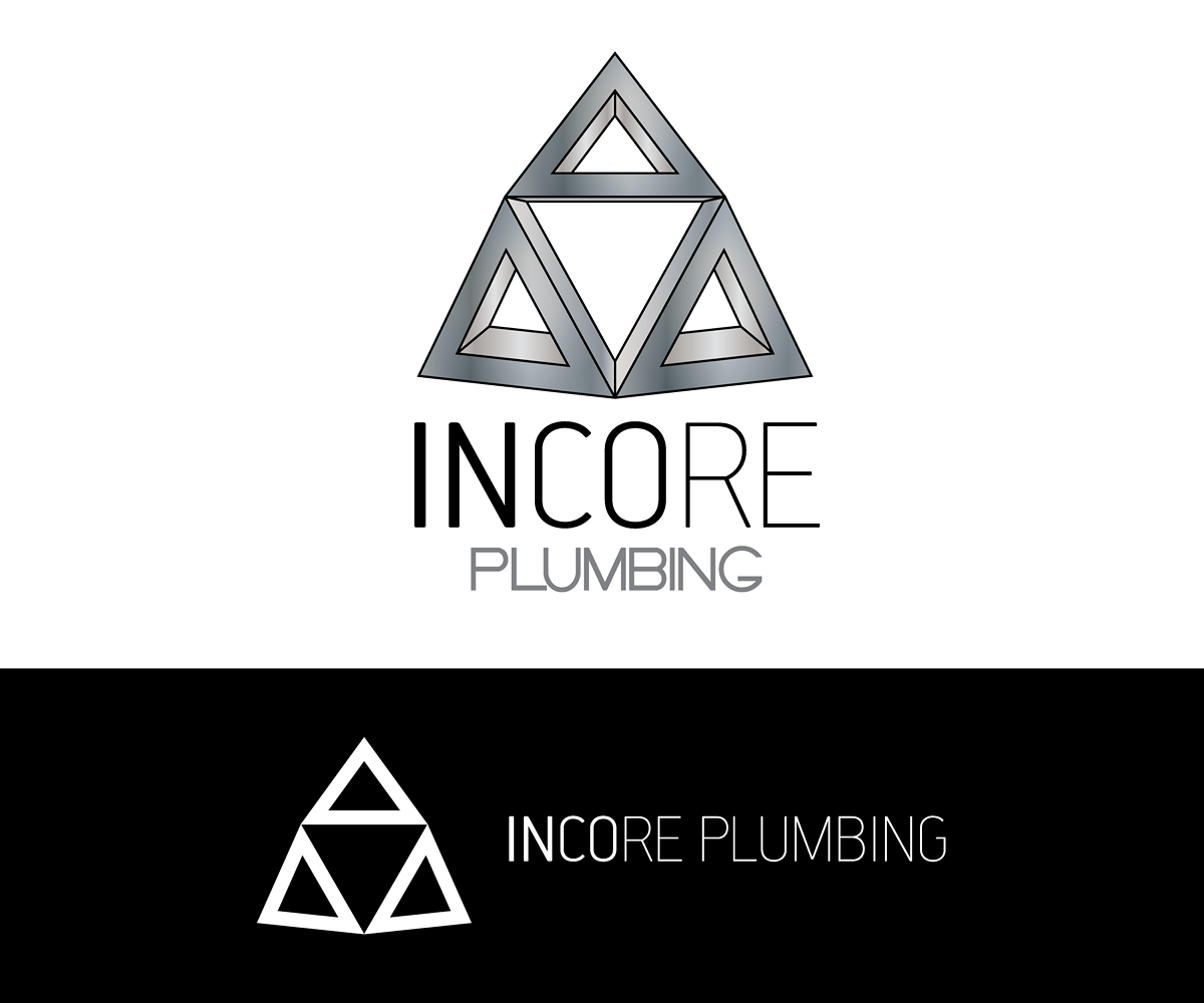Diseño de Logo por YNFYNYTY para Incore Plumbing (industrial commercial residential plumbing) | Diseño #1765372