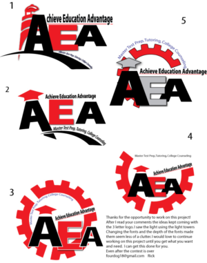 Logo Design by fourdog123 for Achieve Education Advantage | Design: #6936417