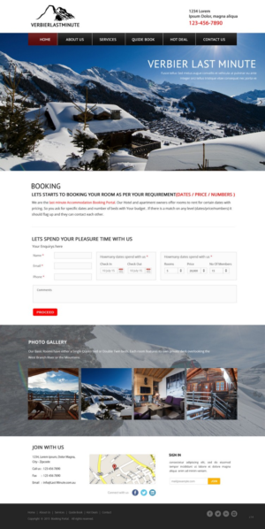 Web Design by pb for this project | Design: #6841753
