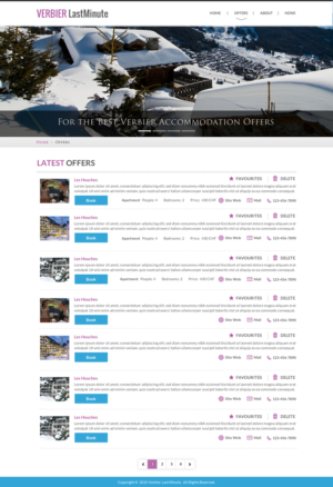 Last Minute Accommodation Booking Portal | Web Design by Sbss